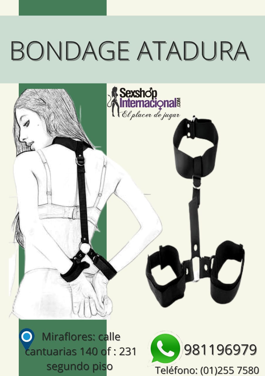 HARNES ATADURA BONDAGE-MANOS Y MORDASA-SEXSHOP LIMA 971890151 